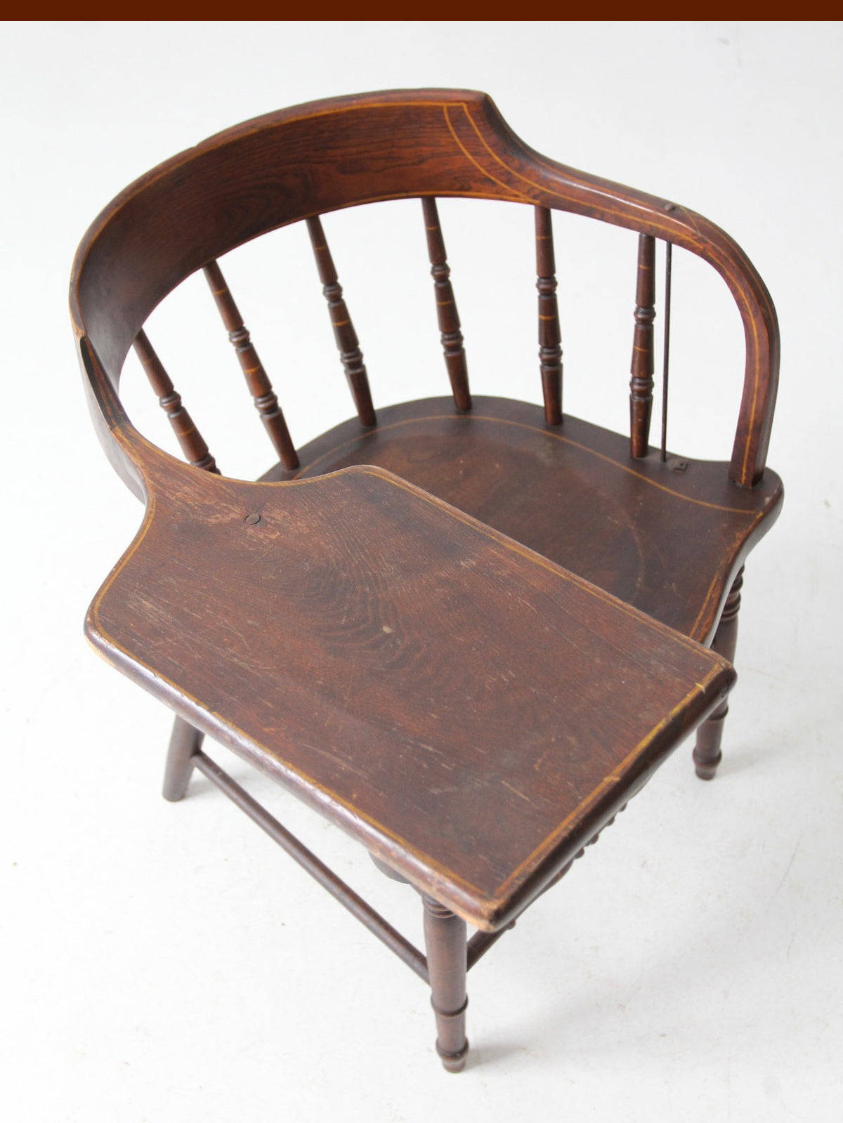 antique Crocker Chair Company Windsor writing arm chair