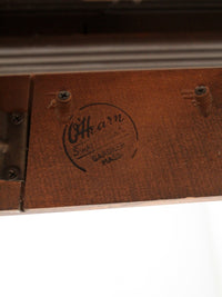 mid-century colonial revival drop leaf dining table by O'Hearn