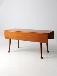 mid-century colonial revival drop leaf dining table by O'Hearn