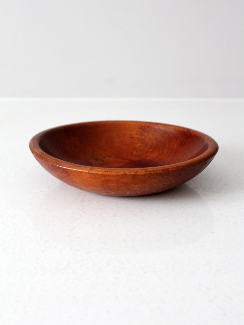 vintage Munising wood bowl