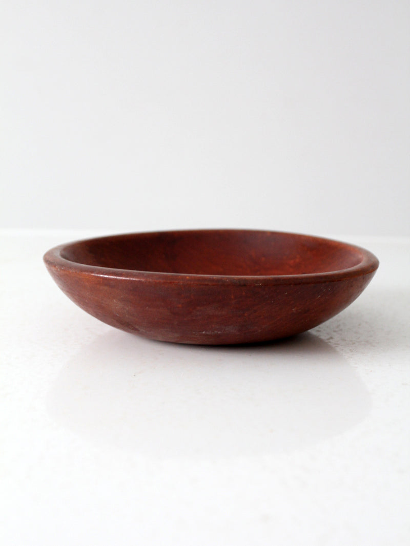 vintage Munising wood bowl