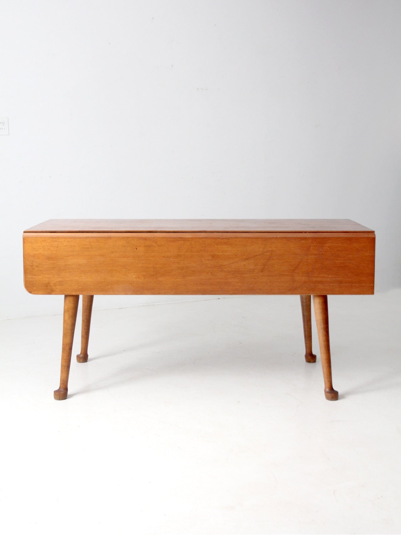 mid-century colonial revival drop leaf dining table by O'Hearn