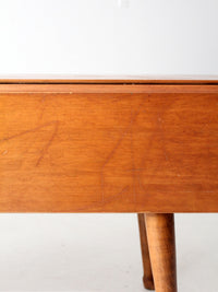 mid-century colonial revival drop leaf dining table by O'Hearn