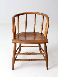 antique 1800s Windsor captain’s chair