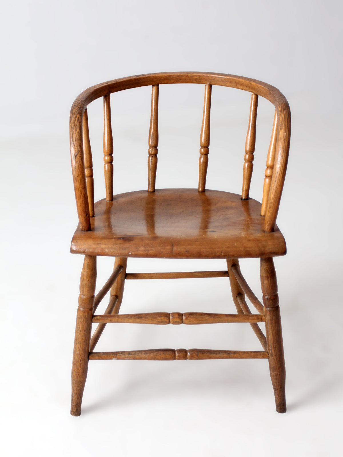 antique 1800s Windsor captain’s chair