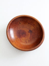 vintage Munising wood bowl