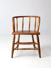 antique 1800s Windsor captain’s chair