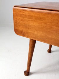 mid-century colonial revival drop leaf dining table by O'Hearn