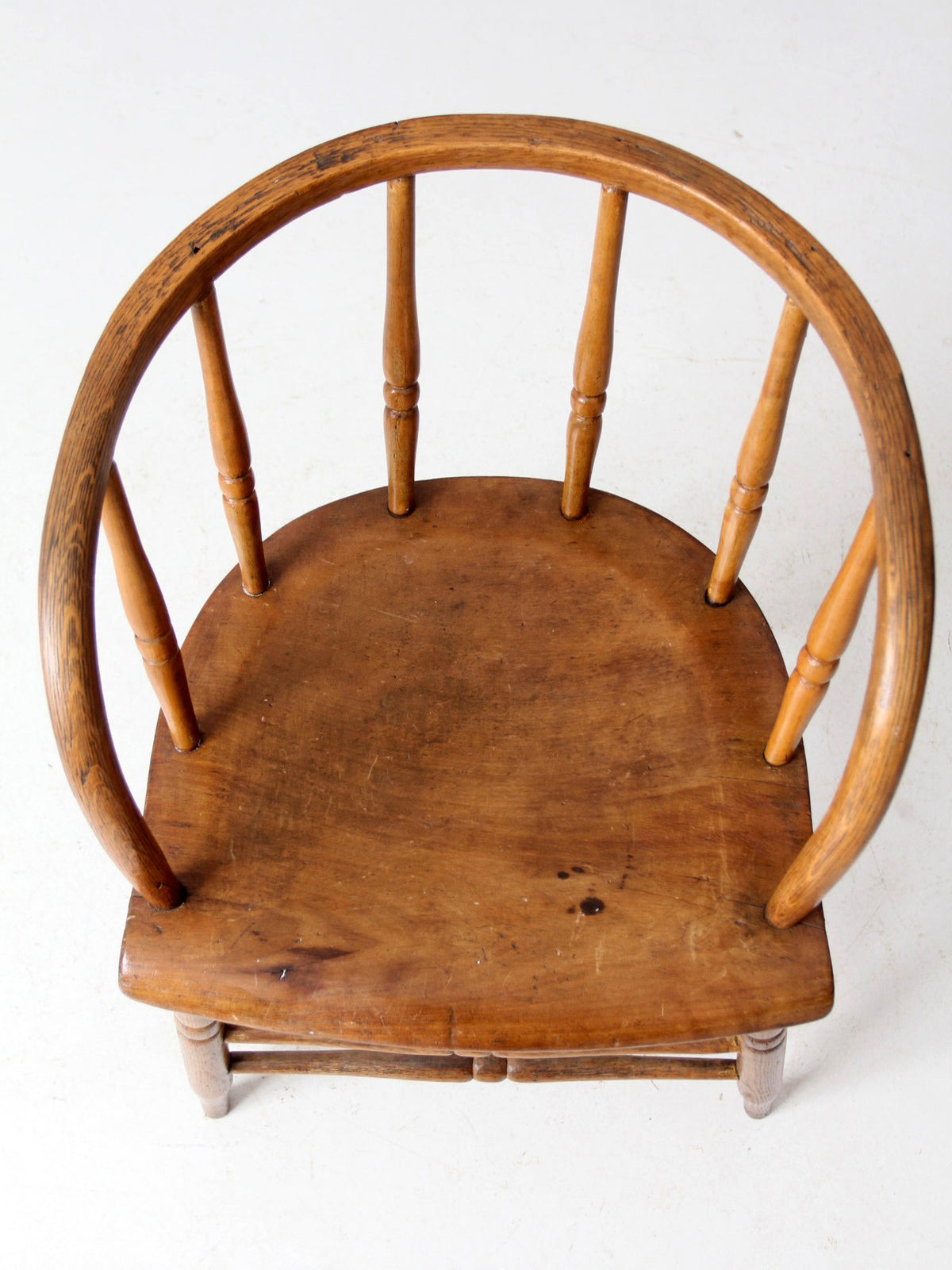 antique 1800s Windsor captain’s chair