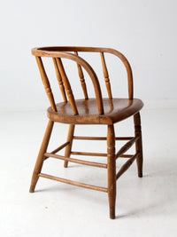 antique 1800s Windsor captain’s chair