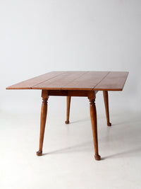 mid-century colonial revival drop leaf dining table by O'Hearn