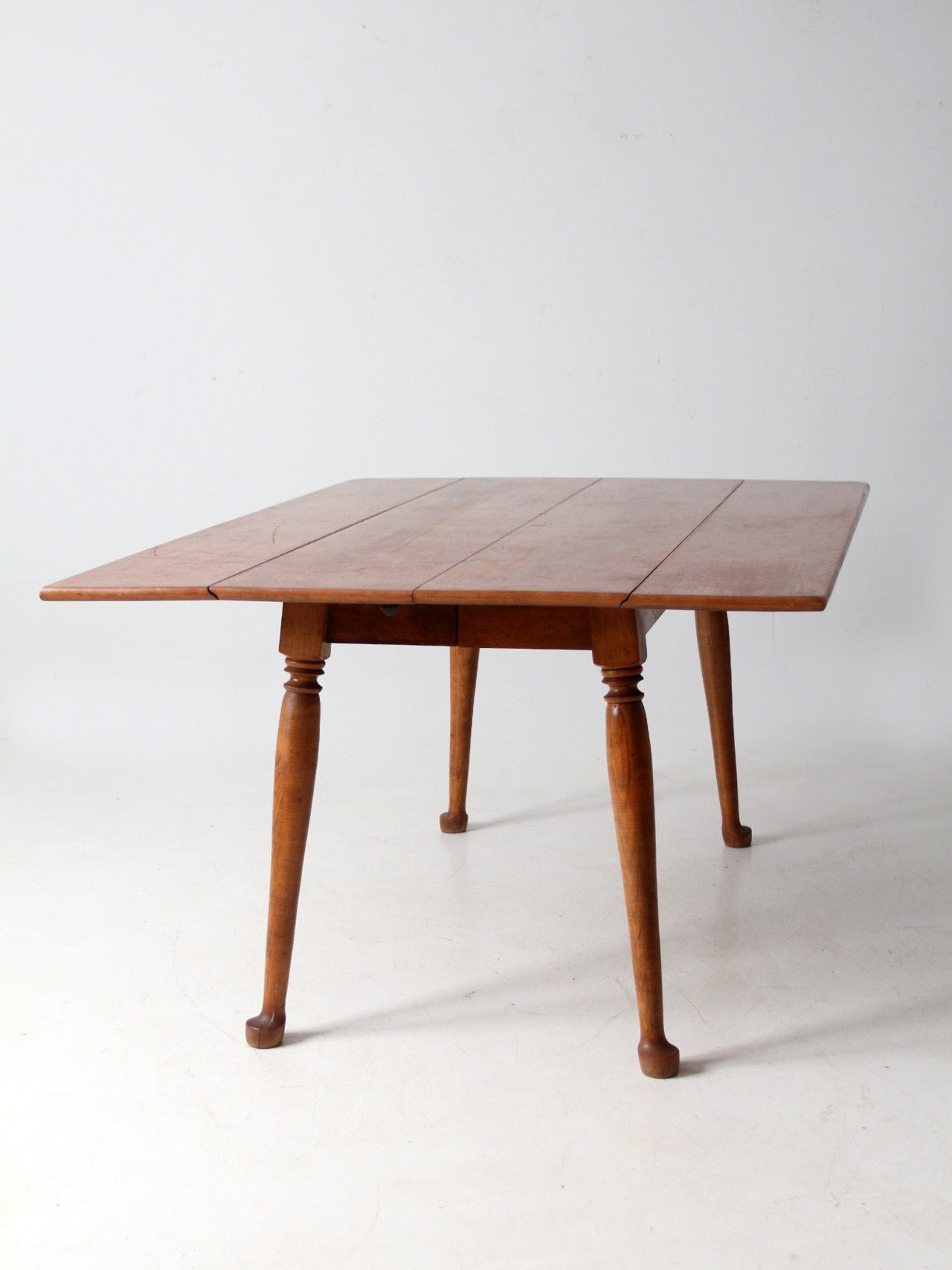 mid-century colonial revival drop leaf dining table by O'Hearn