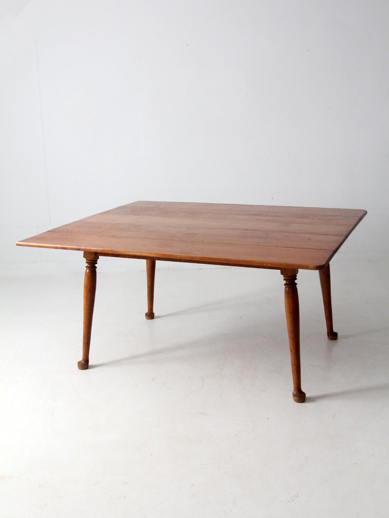mid-century colonial revival drop leaf dining table by O'Hearn