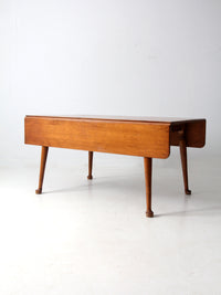 mid-century colonial revival drop leaf dining table by O'Hearn