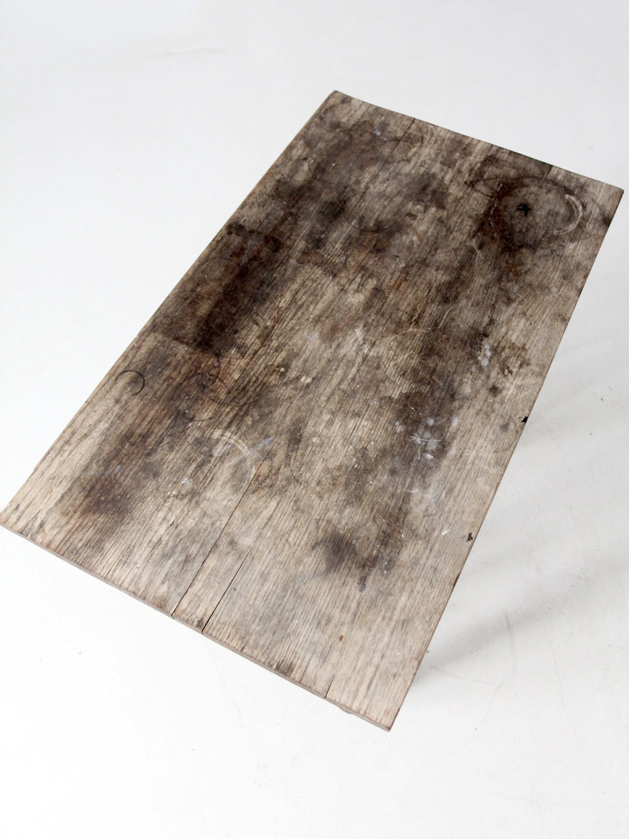 antique rustic hickory table