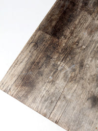 antique rustic hickory table