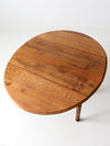 antique drop leaf wood table