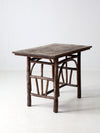 antique rustic hickory table
