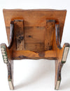 vintage rustic lodge style side table