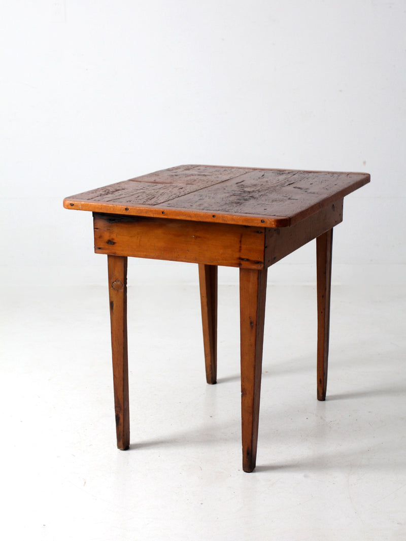 antique primitive accent table