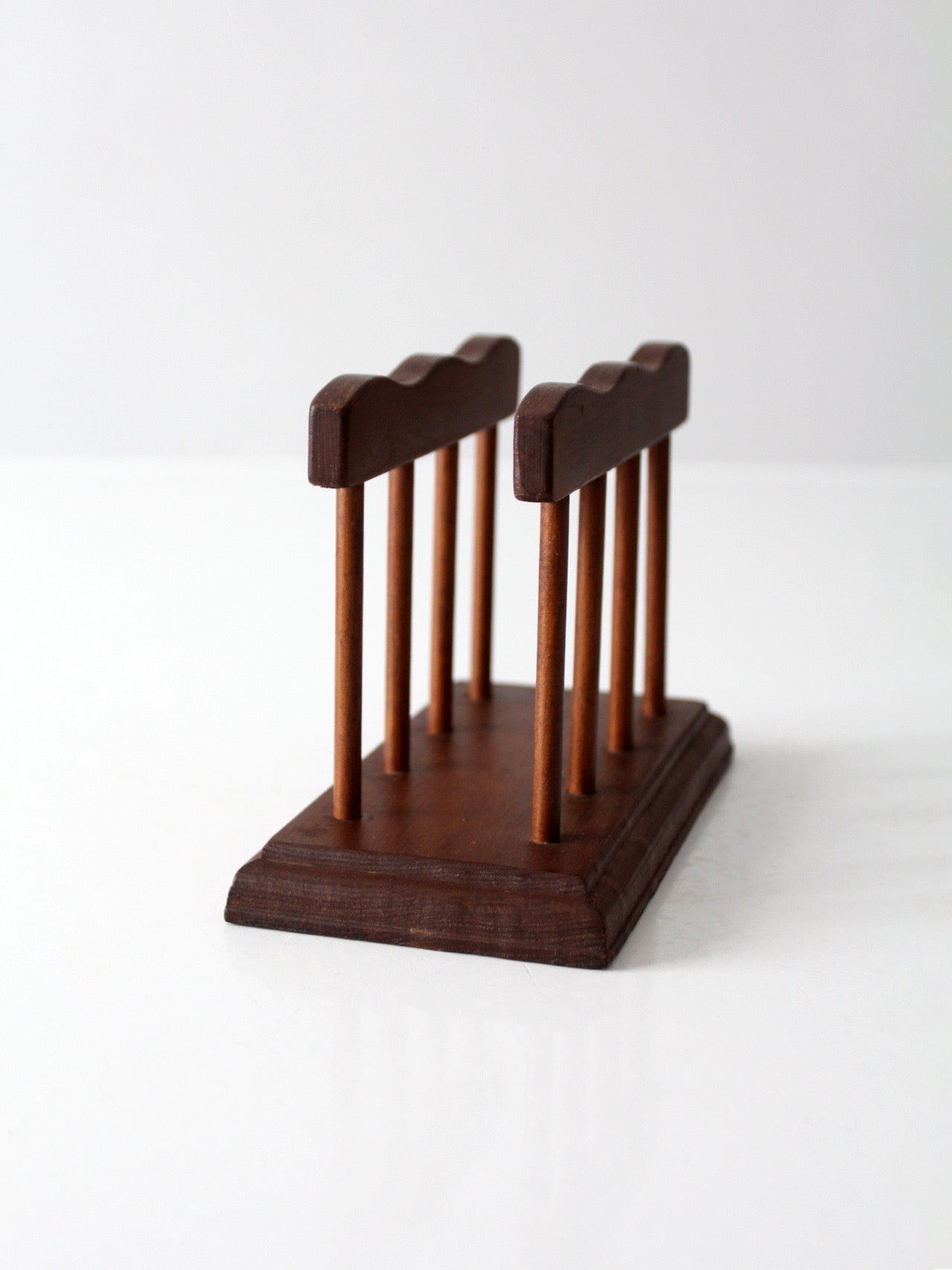 mid-century modern wood napkin holder