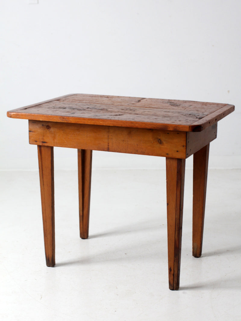antique primitive accent table