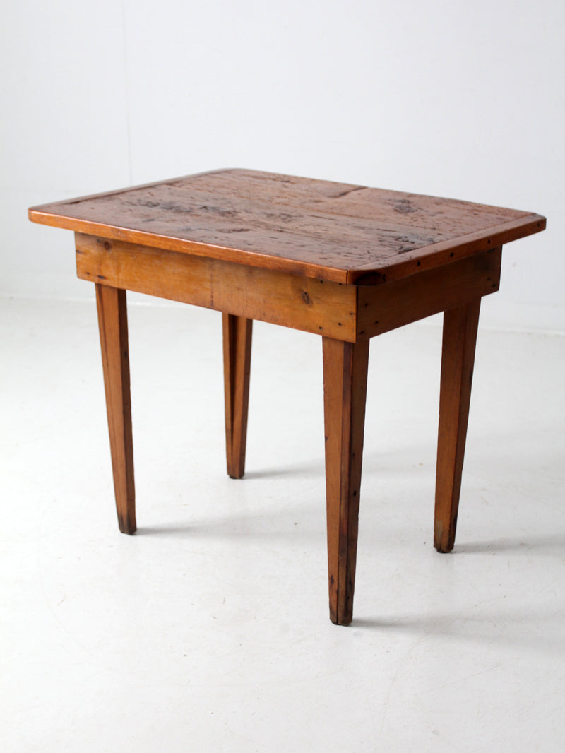 antique primitive accent table