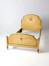 antique French Provincial twin bed