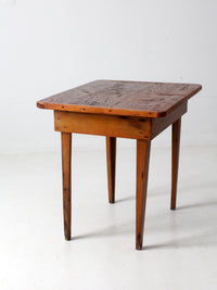 antique primitive accent table