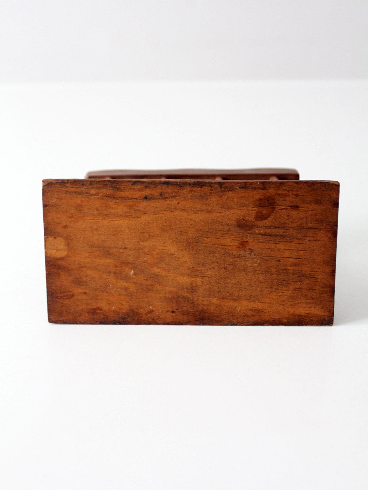 mid-century modern wood napkin holder