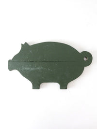 antique primitive pig kitchen board