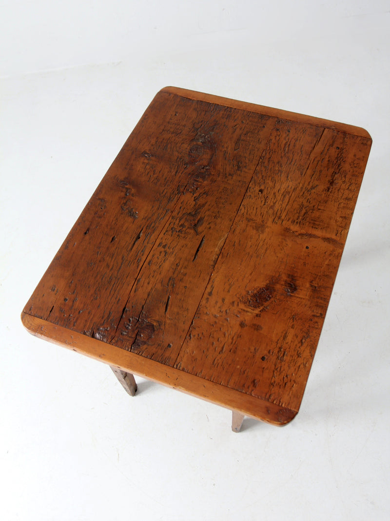 antique primitive accent table