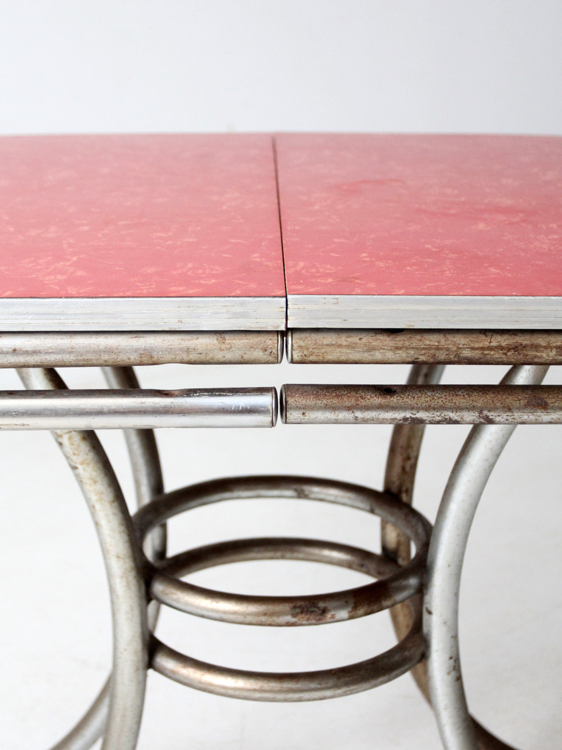 mid-century red laminate dinette set