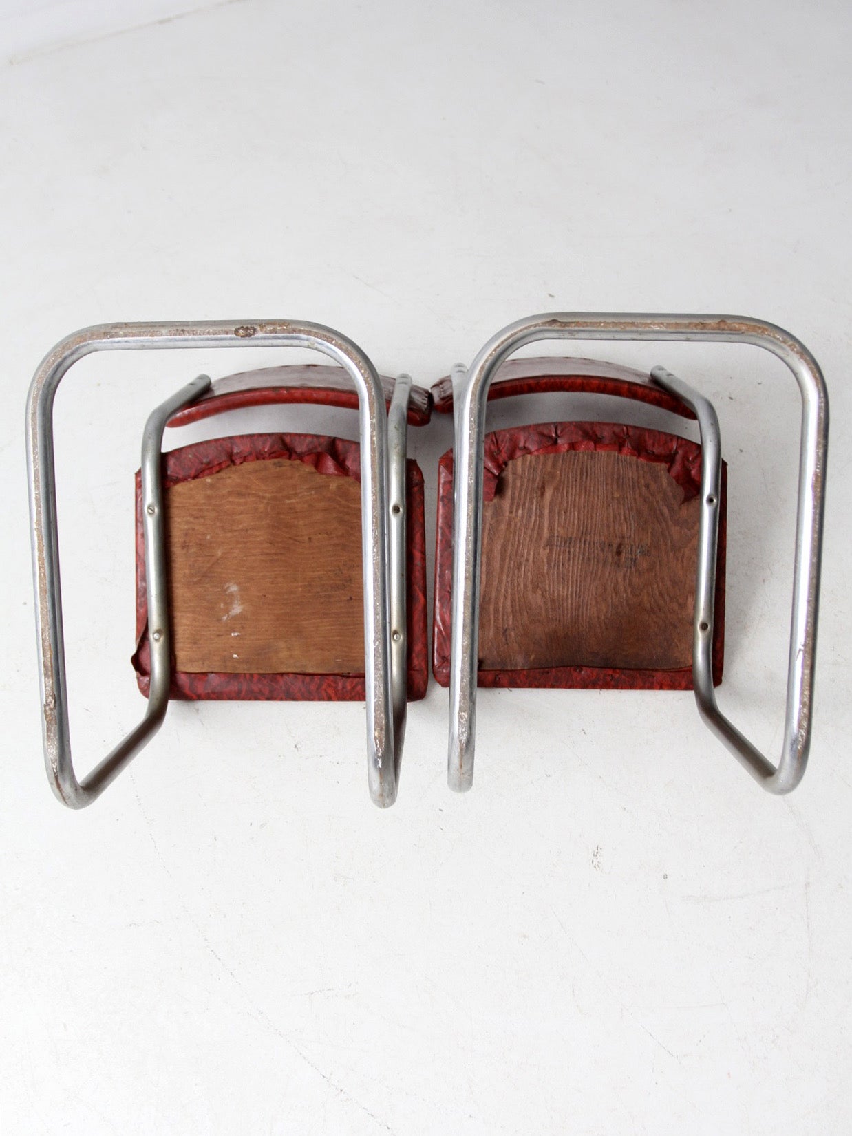 mid-century red laminate dinette set