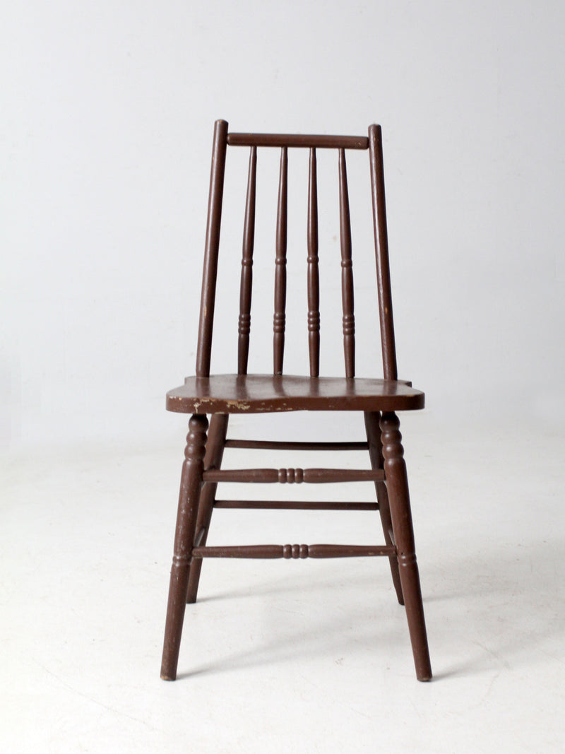 antique farmhouse spindle chair