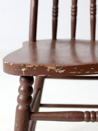 antique farmhouse spindle chair