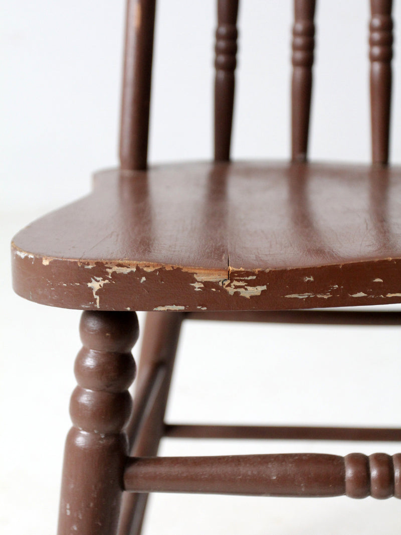 antique farmhouse spindle chair