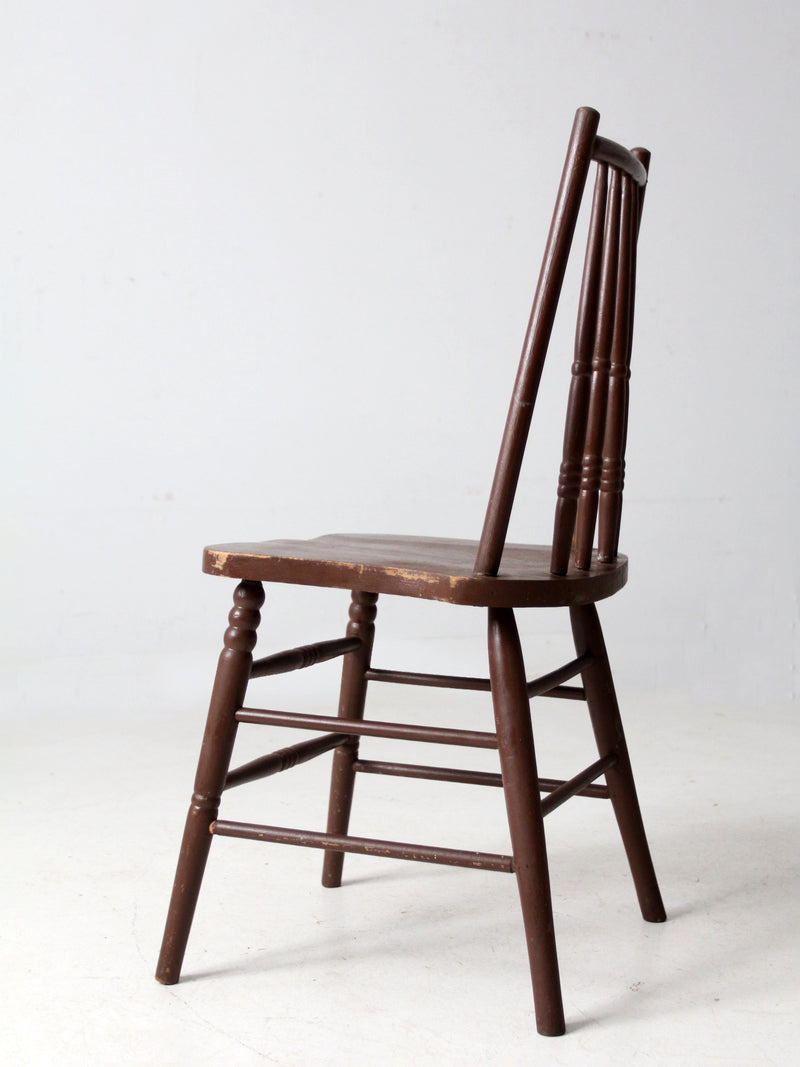 antique farmhouse spindle chair