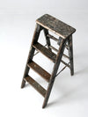 vintage painted wood ladder