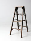 vintage painted wood ladder