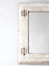 antique recessed medicine cabinet with mirror