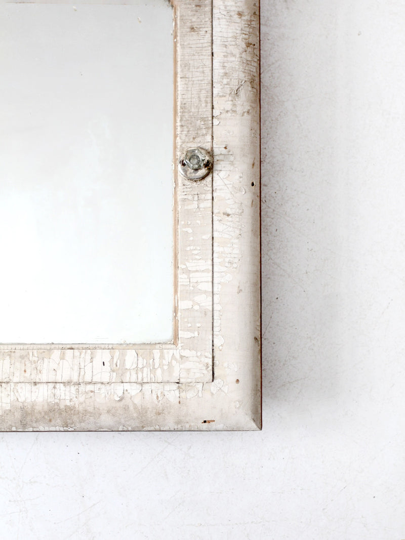 antique recessed medicine cabinet with mirror