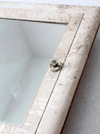 antique recessed medicine cabinet with mirror