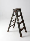 vintage painted wood ladder