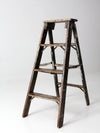 vintage painted wood ladder