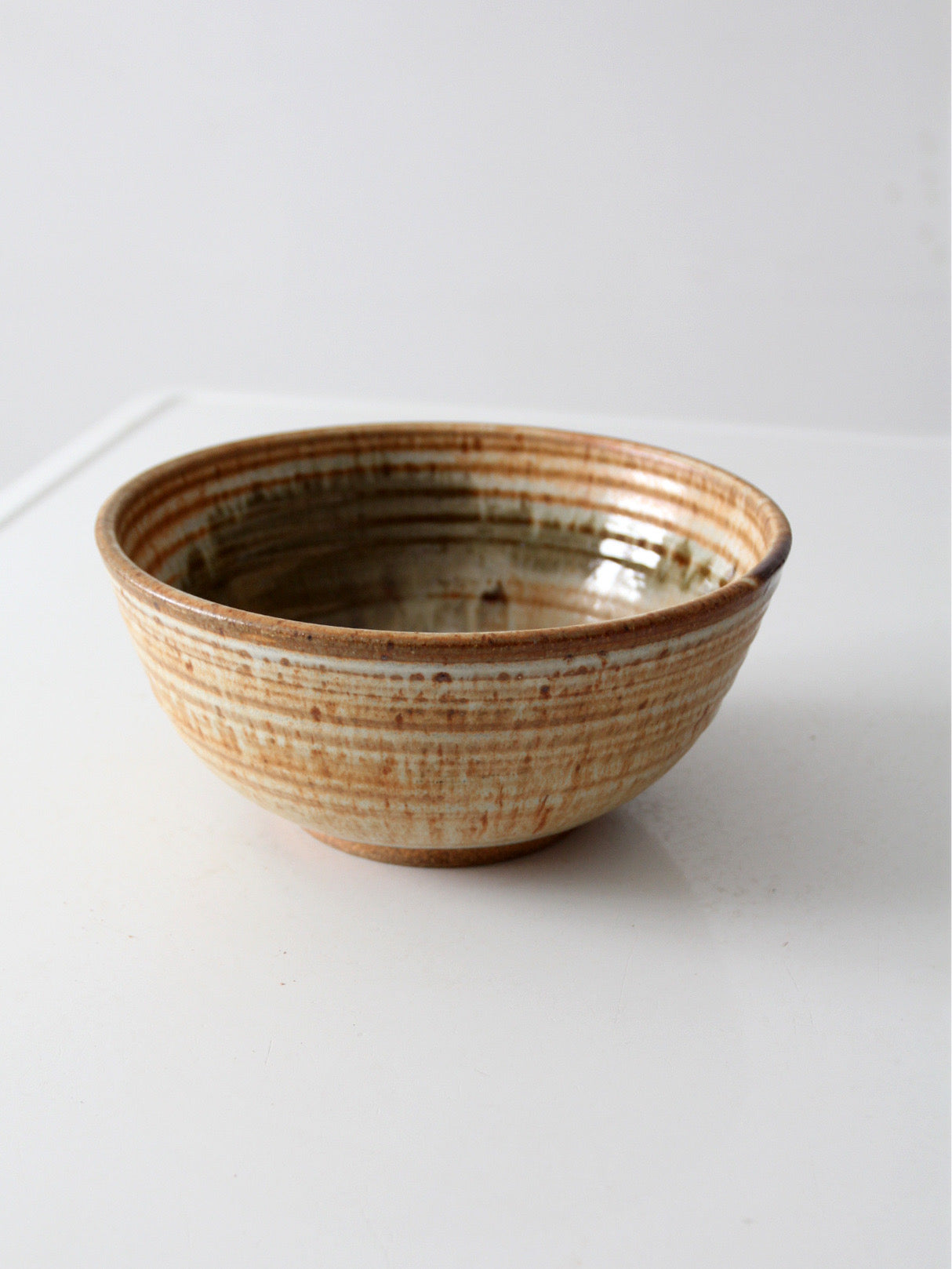 vintage handmade studio pottery bowl