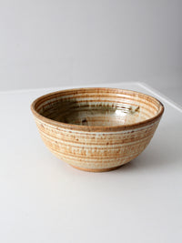 vintage handmade studio pottery bowl