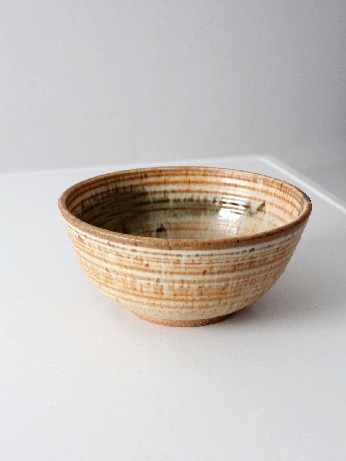 vintage handmade studio pottery bowl