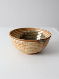 vintage handmade studio pottery bowl