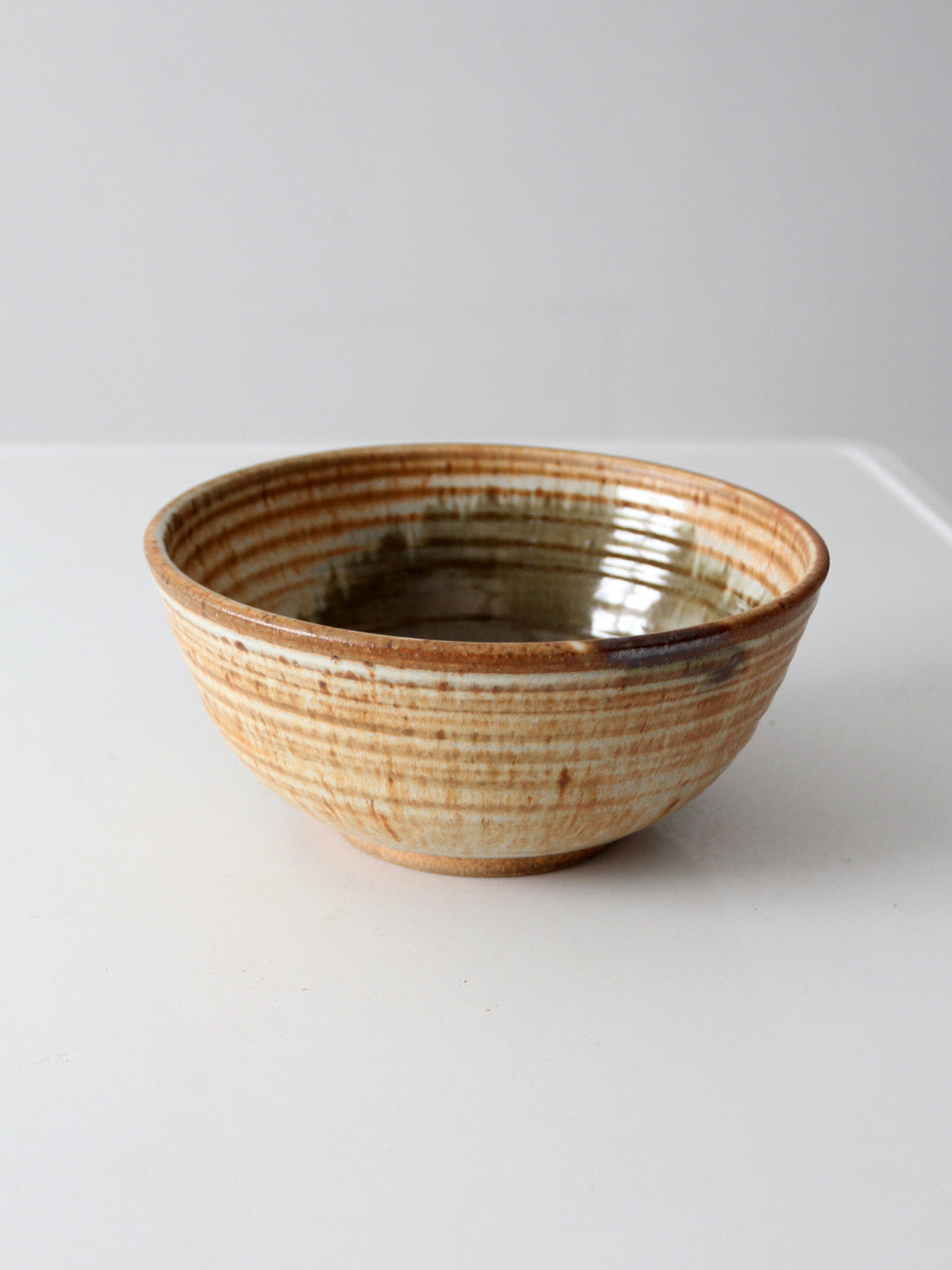 vintage handmade studio pottery bowl